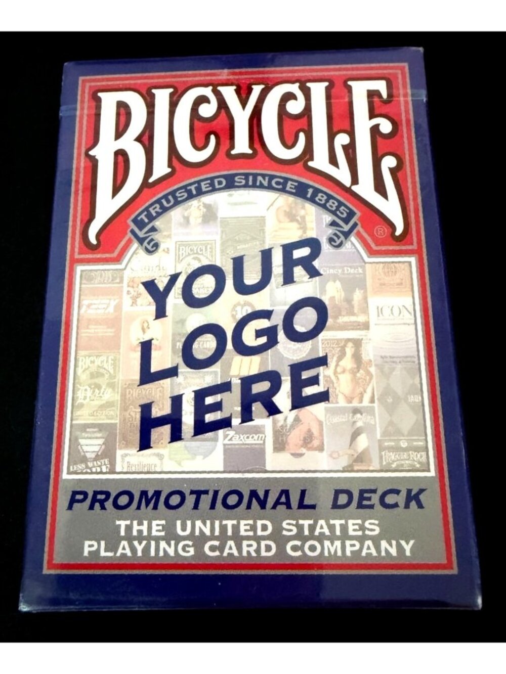 Rare Bicycle 2014 Your Logo Here Promotional Deck New Sealed USPCC Limited Relea